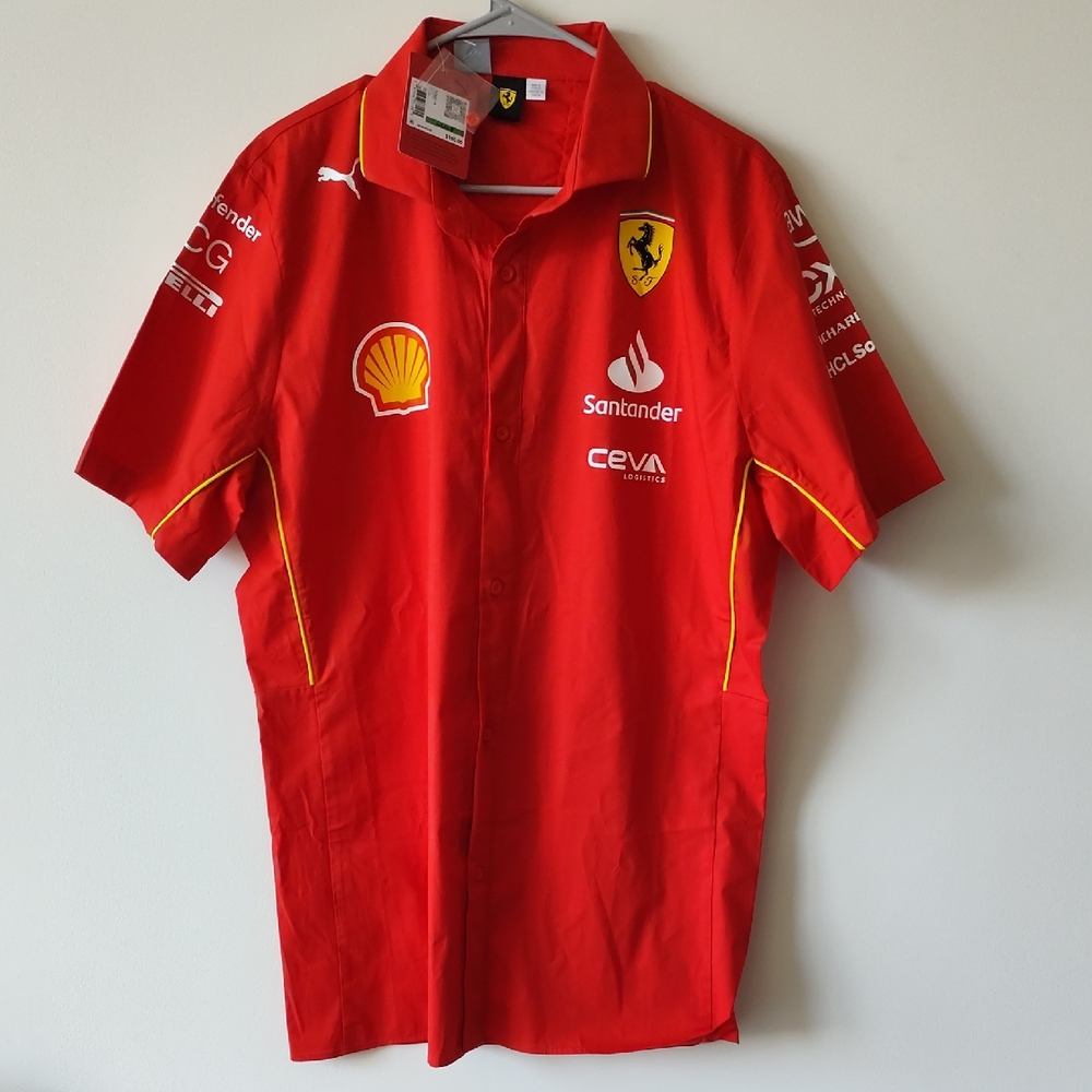 Puma X Ferrari racing shirt. NWT...Fire!!